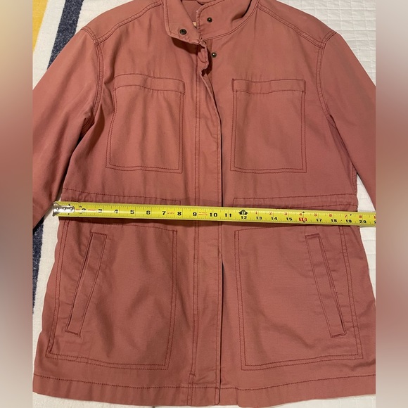 Old Navy Terracotta Coloured Military-Style Cargo Jacket - Picture 8 of 9